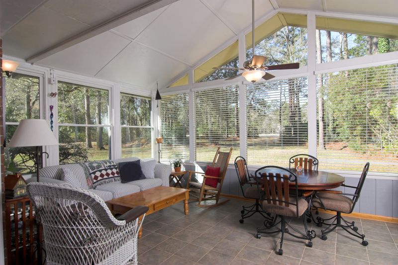 Sunroom with Custom Windows